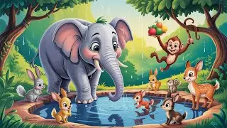 Amazing story of the Elephant for kids in Hindi || Hindi Moral story || Elephant story in Hindi.