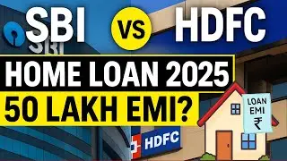 SBI vs HDFC Home Loan 2025 | Interest Rate, Eligibility, Processing Fees & 50 Lakh Loan EMI |
