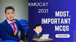 KMU CAT/ MDCATE most important mcqs 2021
