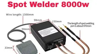 Spot Welder 8000w, Hasil Penitikan Baterai nya sangat kuat