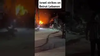 Israel strikes on Beirut Lebanon #breakingnews #currentevents #conflictzone #defensenews