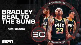 Kendrick Perkins' reaction to Bradley Beal to the Suns: They are the BEST team in basketball now! 👀
