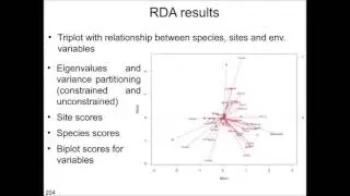 Session 5 Applied Multivariate statistics - RDA, similarity measures and NMDS