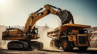 INSANE Excavator Loading Trucks  Heavy Equipment