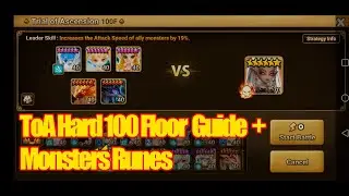 ToA Hard 100 Floor Team Showcase + Runes | Summoners War