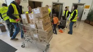 La solidarit&agrave; degli aretini nella colletta alimentare