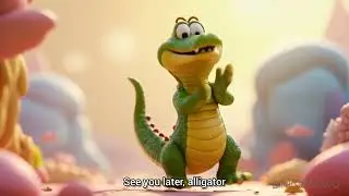 See You Later Alligator | Cute Animal Goodbye Song for Kids and Toddlers