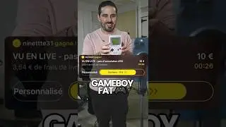 1&euro; de d&eacute;part pour cette Gameboy FAT... Le prix final est fou ! 📈🎮 #whatnotpartner