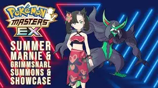 Summer Marnie & Grimmsnarl Summons & Showcase | POKEMON MASTERS EX
