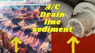 Crazy cellphone footage of AC drain line clogged for years. Repaired!