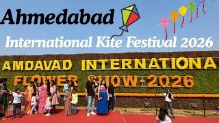 Ep.1 | Ahmedabad Flower Show & International Kite Festival 2026 | Hotel Stay | Day 1 | Gujarat Trip|