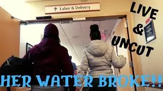 HER WATER BROKE! | Have you ever seen a MUCUS PLUG? 😮