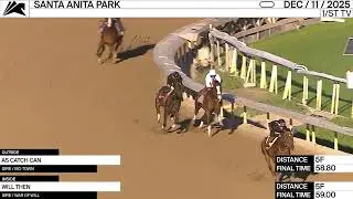 Work of the Day at Santa Anita Park: As Catch Can & Will Then worked 5 F on December 11th, 2025