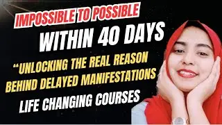 Manifest Your Wish in 40 Days ||  Law of Attraction & Healing|| Universal Sign 🦋