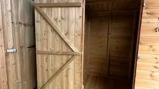 Simpsons Timber 6&rsquo;ft x 4&rsquo;ft T&G Shiplap Pent Shed