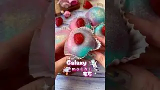 Galaxy mochis #kawaii #recetas #recetasfaciles