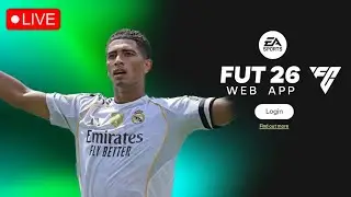 EA FC 26 WEB APP LAUNCH LIVE STREAM! LIVE FC 26 WEB APP SERVERS MUDDED? LIVE FC 26 WEB APP RELEASE!