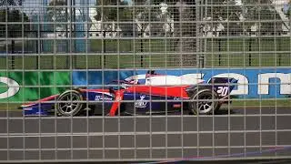 Formula 2 backfires AusGP 2023 | Binaural Audio (Wear Headphones)