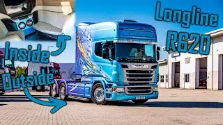 WALKAROUND & SOUND: Scania R620 V8 Longline // *Blue Griffin* *Svempas*