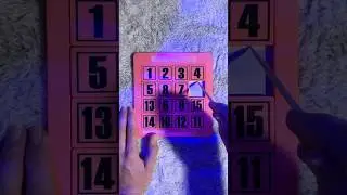 🥀 Sliding Block Puzzle ➰ #asmrsounds #satisfying #puzzle