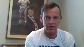Darrell Fox speaking of Terry Fox's time in Orillia, Ontario