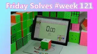 Fridays Solves #week 122 | 3x3 avg of 3 solving in the same rhythm