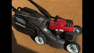 2016 Honda HRU 196 Heritage Easy Start Lawn Mower Review