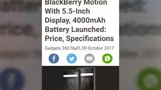 New smart phone come BLACK BERRY WITH IP67 CERTIFICATION