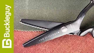 Prevent fraying with pinking shears