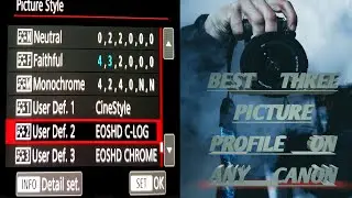 How to install cinestyle|| C-Log || Chrome on any canon DSLR Mirroless