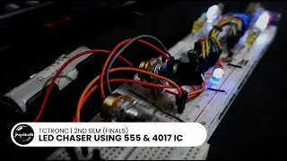 TCTRONC | LED CHASER USING NE555 and 4017 IC
