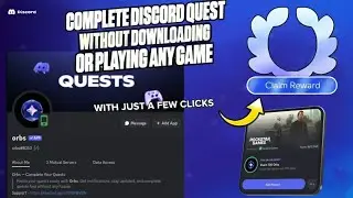 New Quest Bot Completer Bot Discord!