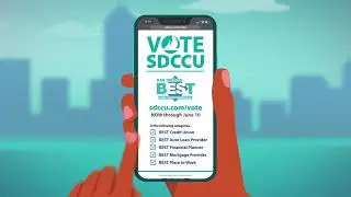 Vote SDCCU BEST Credit Union in the San Diego's Best Union-Tribune Readers Poll