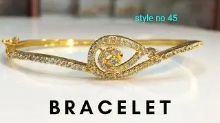 One gram gold bracelet||ruby bracelet||latest bracelet #bracelet2018#goldbracelet#designerbracelet