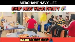 Merchant Navy Ship New Year Party | Inside Celebration 2026 #MerchantNavy #ShipLife #NewYearParty