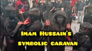 (vlog) The symbolic movement of Imam Hussein's caravan towards the Karbala tent( Tasua and Ashura )