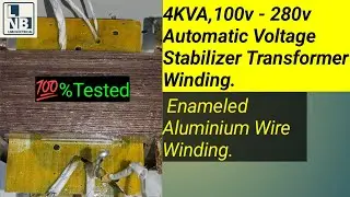 4Kva,100v to 280volt Automatic Voltage Stabilizer Transformer Winding.