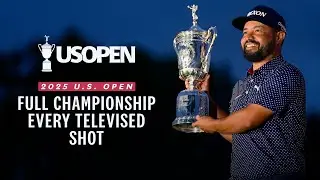 J.J. Spaun 2025 U.S. Open Victory at Oakmont | Every Televised Shot