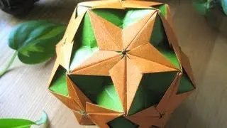 Origami ✿ Chamomile Star ✿ Kusudama