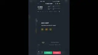 Первые минуты после листинга криптовалюты ANC