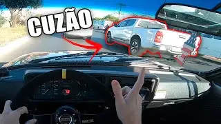 Dirigindo o Chevette Turbo no TRANSITO com muita CONSCIÊNCIA e RESPEITO