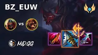 MID.GG: [ BZ_EUW ] Zed MID vs Brand | EUW CHALLENGER | LOL Season 2025