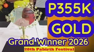 ₱355K Handmade Gold &ndash; Grand Winner  I 28th Pabirik Festival Jewelry Design Competition of Paracale
