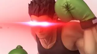 Little Mac with Turbo Mode and Triple Air Jump Spirit Set and Turbo Input Mode