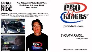 Pro Riders&reg; BMX Vert - Certified Pro Rider Tom Stober at Woodward, PA 2007.