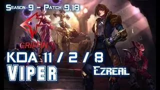 GRF Viper EZREAL vs KAI'SA ADC - Patch 9.18 KR Ranked