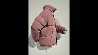 puffer jacket for young girl  3d animation jackets ai shorts #fashion