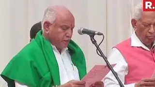 BJP's BS Yeddyurappa Sworn-In As 23rd Chief Minister Of Karnataka #CMYeddyurappa