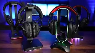 RGB Gaming Headphone Stand Review | 10 Light Modes, USB Hub, Desk Setup Upgrade!