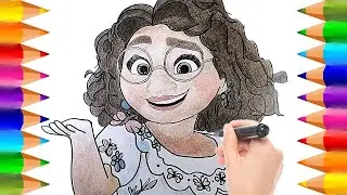 C&oacute;mo Dibujar y Colorear a Mirabel de ENCANTO | Dibujos de Disney | Para Ni&ntilde;os
